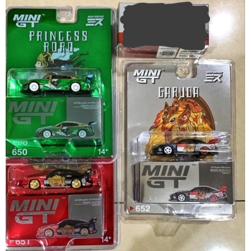 Jual mini gt nissan skyline R35 barong R35 garuda s15 roro Lbwk 1 Set ...