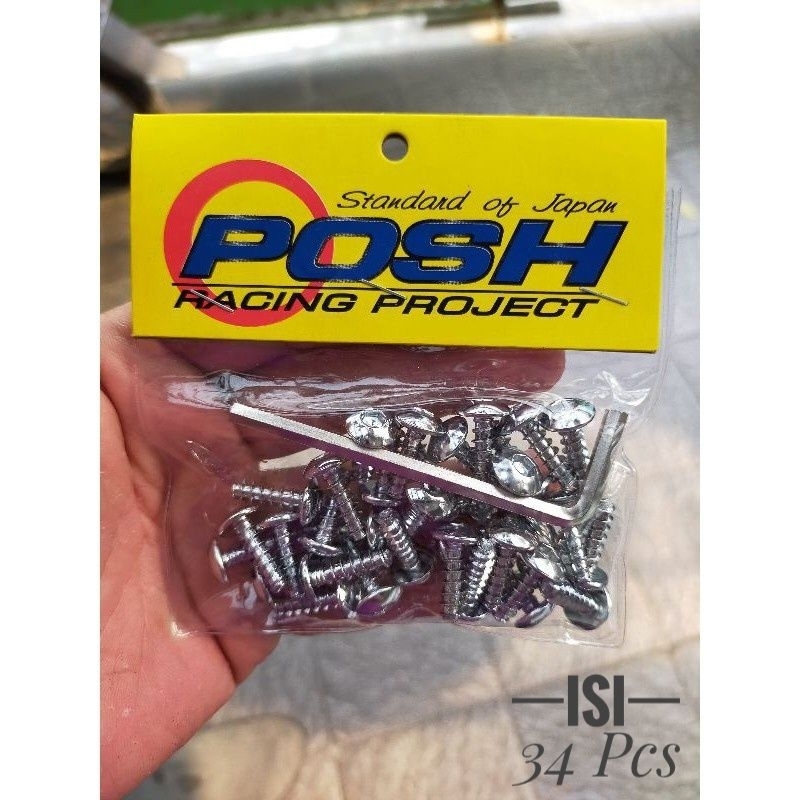 Jual Baut Body L Crome Baut Body Yamaha MX & Baut Body Honda Crome ...