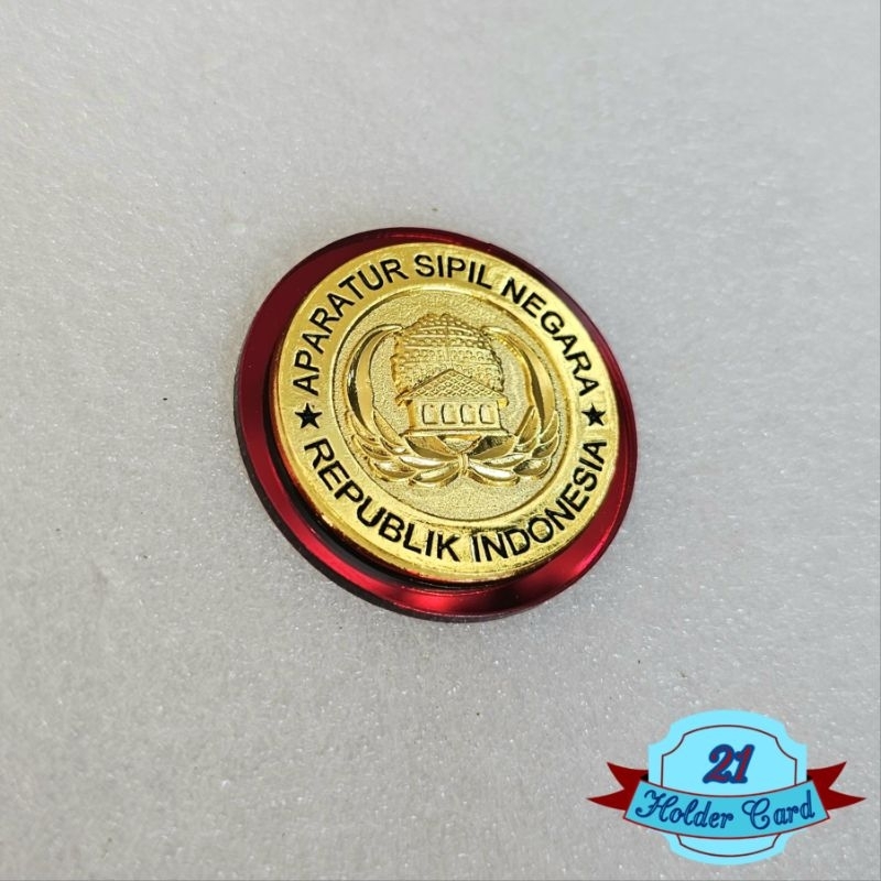 Jual Pin Korpri ASN Bulat Akrilik Premium | Shopee Indonesia