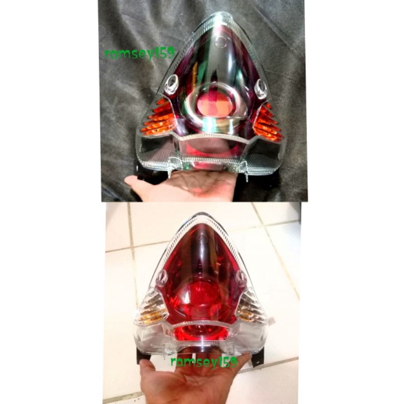 Jual lampu stop satria Fu 150 karbu stoplamp belakang satria Fu 150 new ...