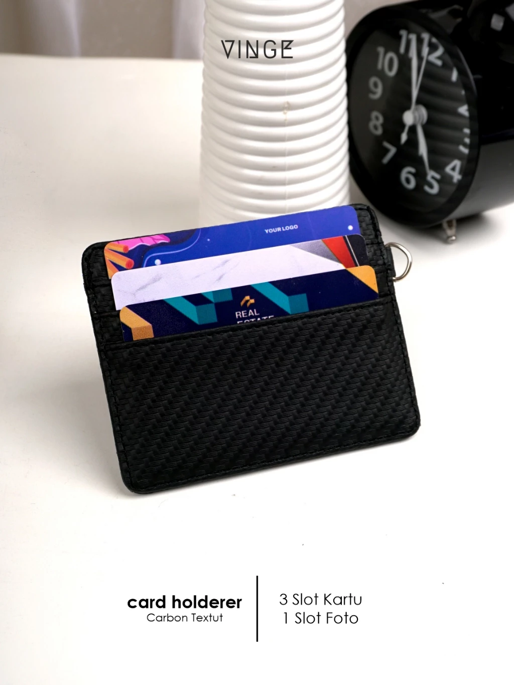 VINGE Arvid Card Holder Mika Tipis Pria Wanita