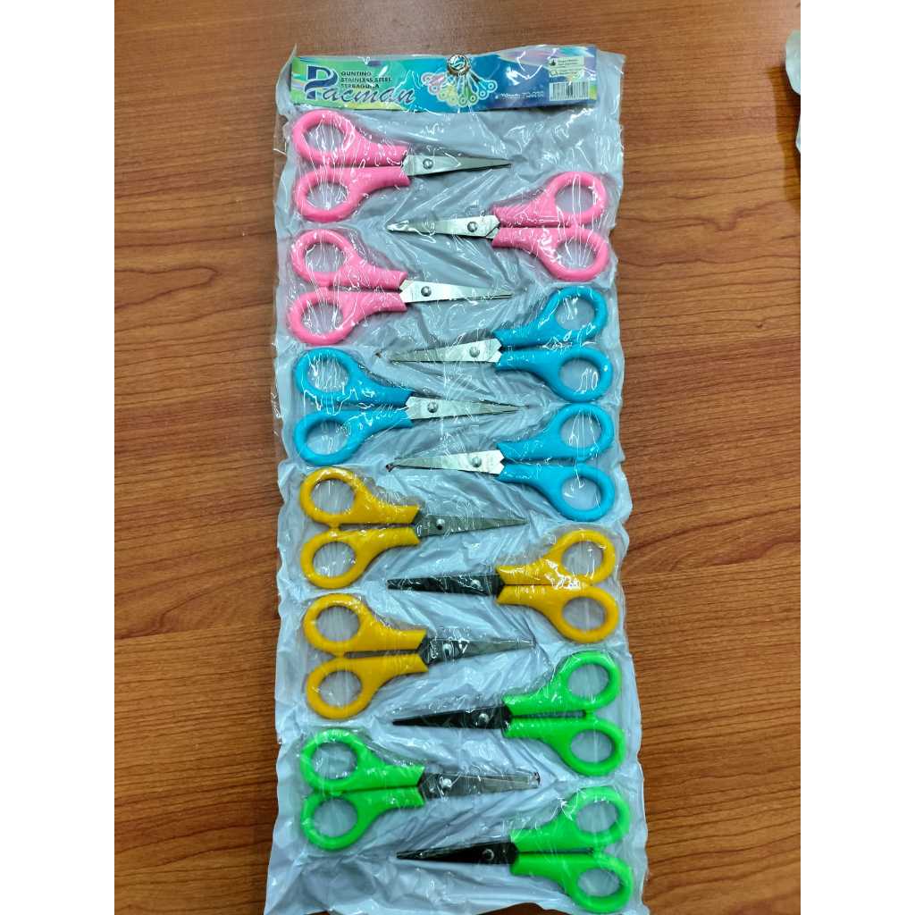 Jual Gunting Pacman 5,5 Inchi (1 Renteng 12 Pcs) | Shopee Indonesia