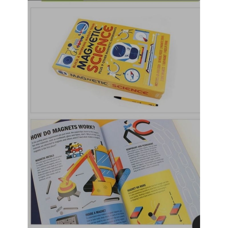 Jual Build a working Maglev Train Magnetic science book | Shopee Indonesia