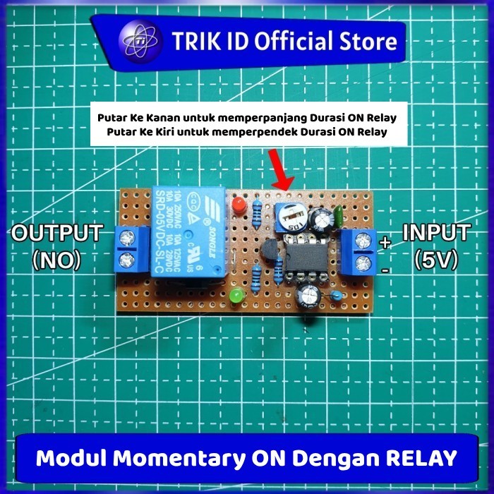 Jual Modul Momentary ON dengan RELAY | Shopee Indonesia