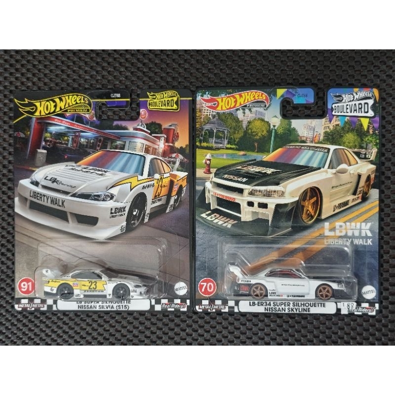Jual Hot wheels LBWK S15 R34 premium boulevard Japan Stiker | Shopee ...