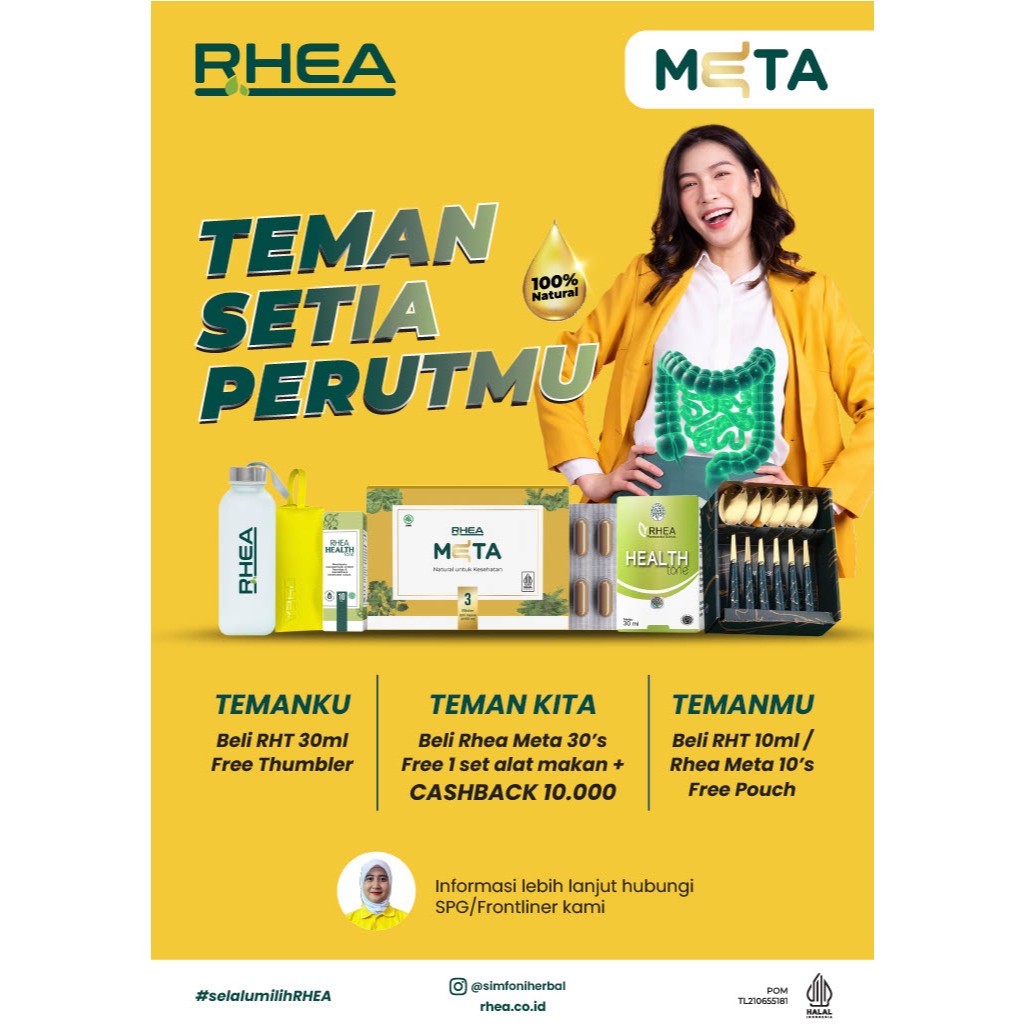 Jual Rhea Meta 460 mg isi 3 Blister (1 BOX) | Shopee Indonesia