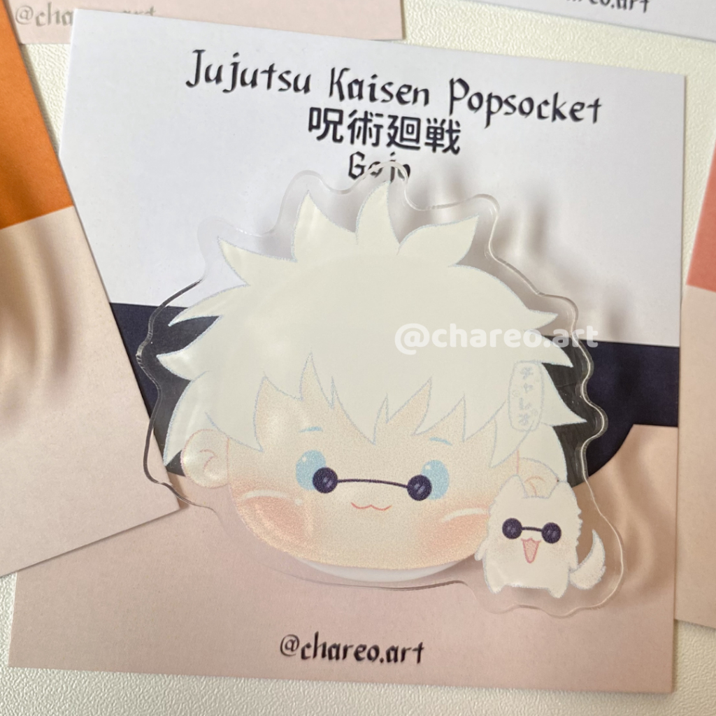 Jual CHAREO ART Acrylic Pop Socket Phone Holder Jujutsu Kaisen
