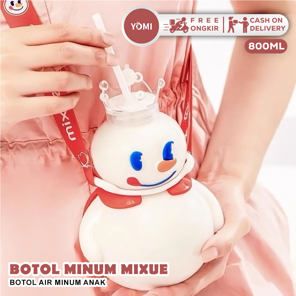 Jual YOMI-BOTOL MINUM MIXUE 800ML / TUMBLER MIXUE / BOTOL AIR MINUM ...
