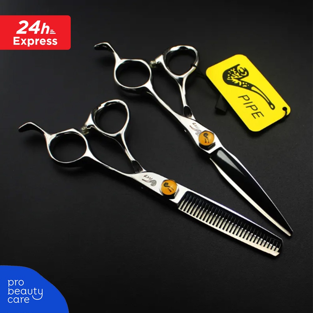 Jual Pipe - Gunting Potong Rambut Set (Gunting Sasak & Gunting Potong ...