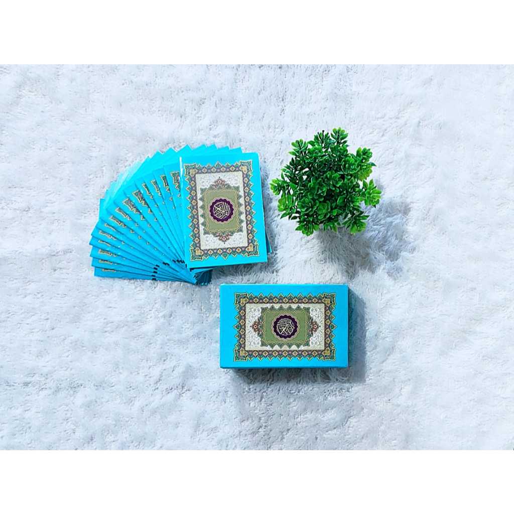 Jual Al-Qur'an Mujaza Box || Al-Qur'an Mushaf kecil Per juz 30 jus saku ...