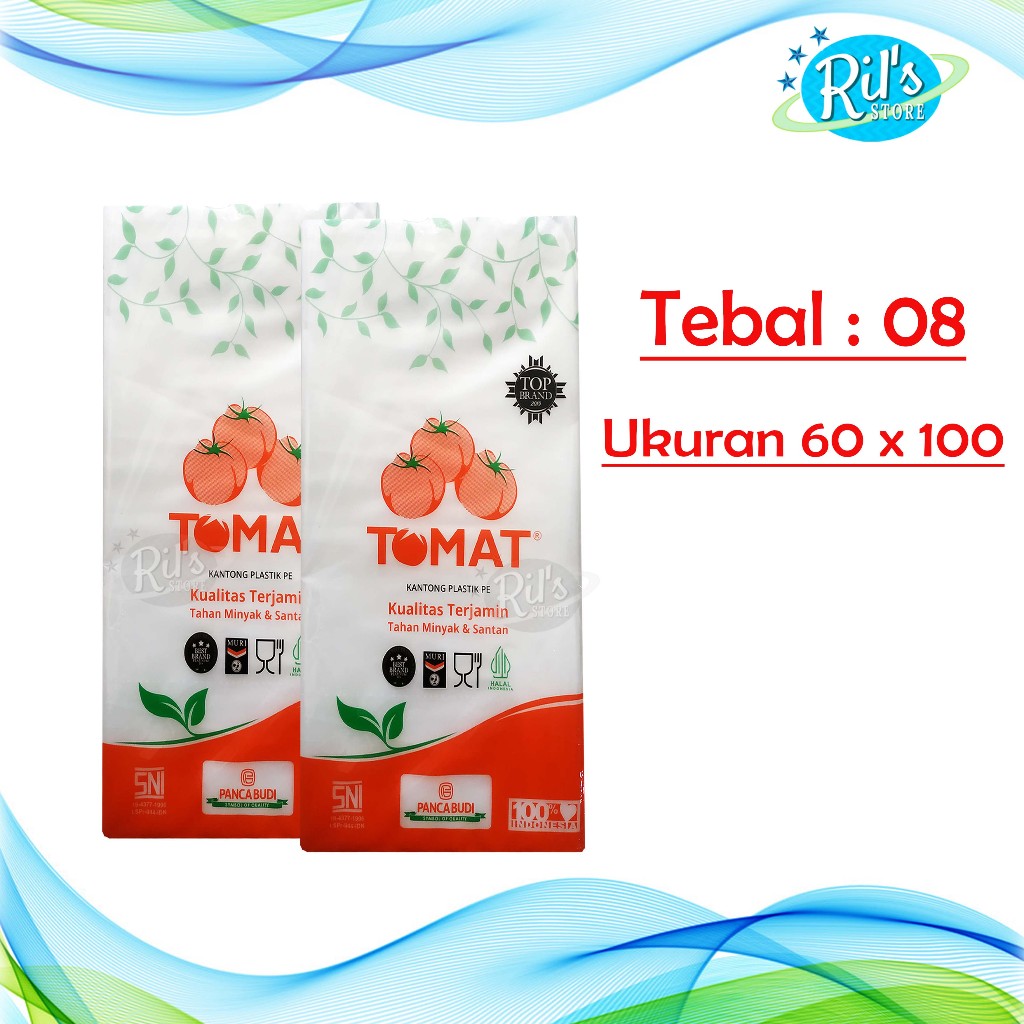 Jual Plastik Pe Tomat Uk X Cm Plastik Elastis Tebal