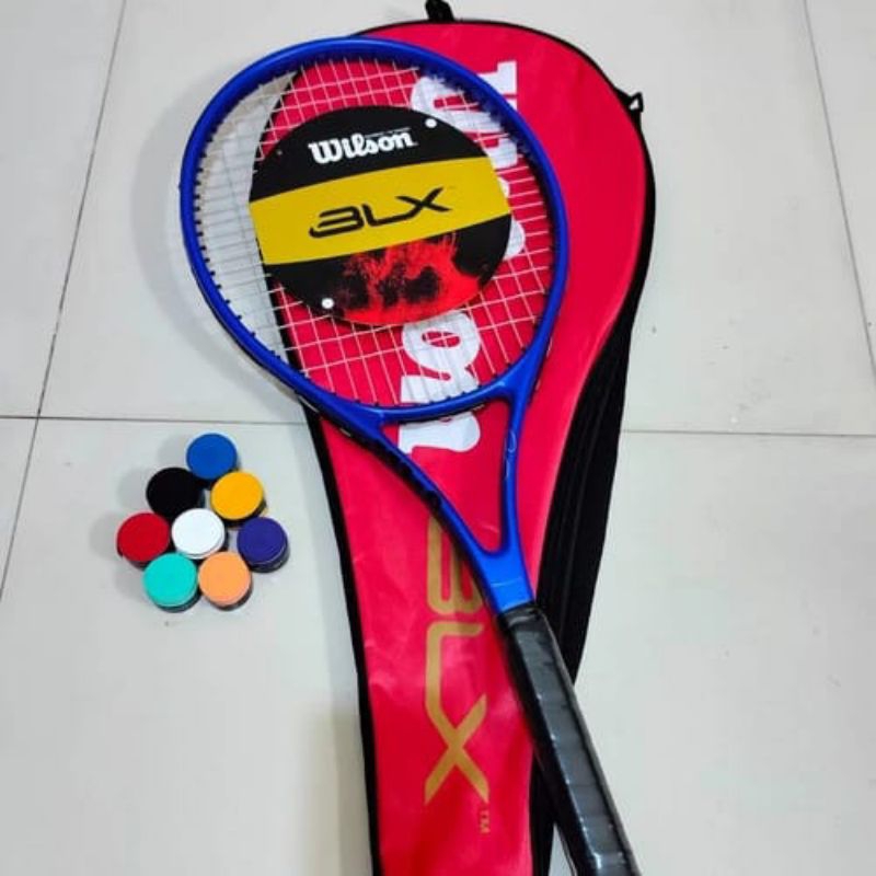 Jual Raket Tenis Wilson Pro Staff Blue Siap Pakai Ada Tas Free Grip ...