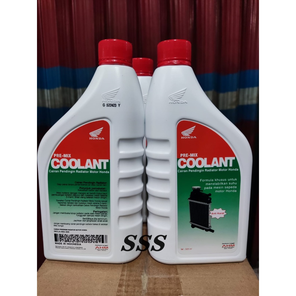 Jual Cairan Pendingin Coolant Air Radiator AHM 500 ML Air Radiator AHM ...