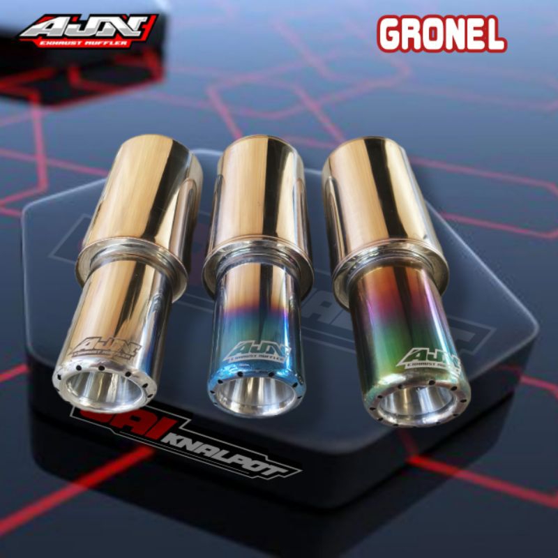 Jual knalpot racing AJN gronel suara full bass | Shopee Indonesia