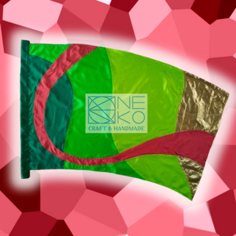 Jual Bendera | Standard Flag Bskt Color Guard Drumband / Marching Band ...
