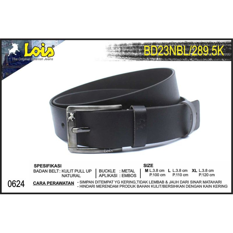 Lois Belt B467NBR Pria main image 1