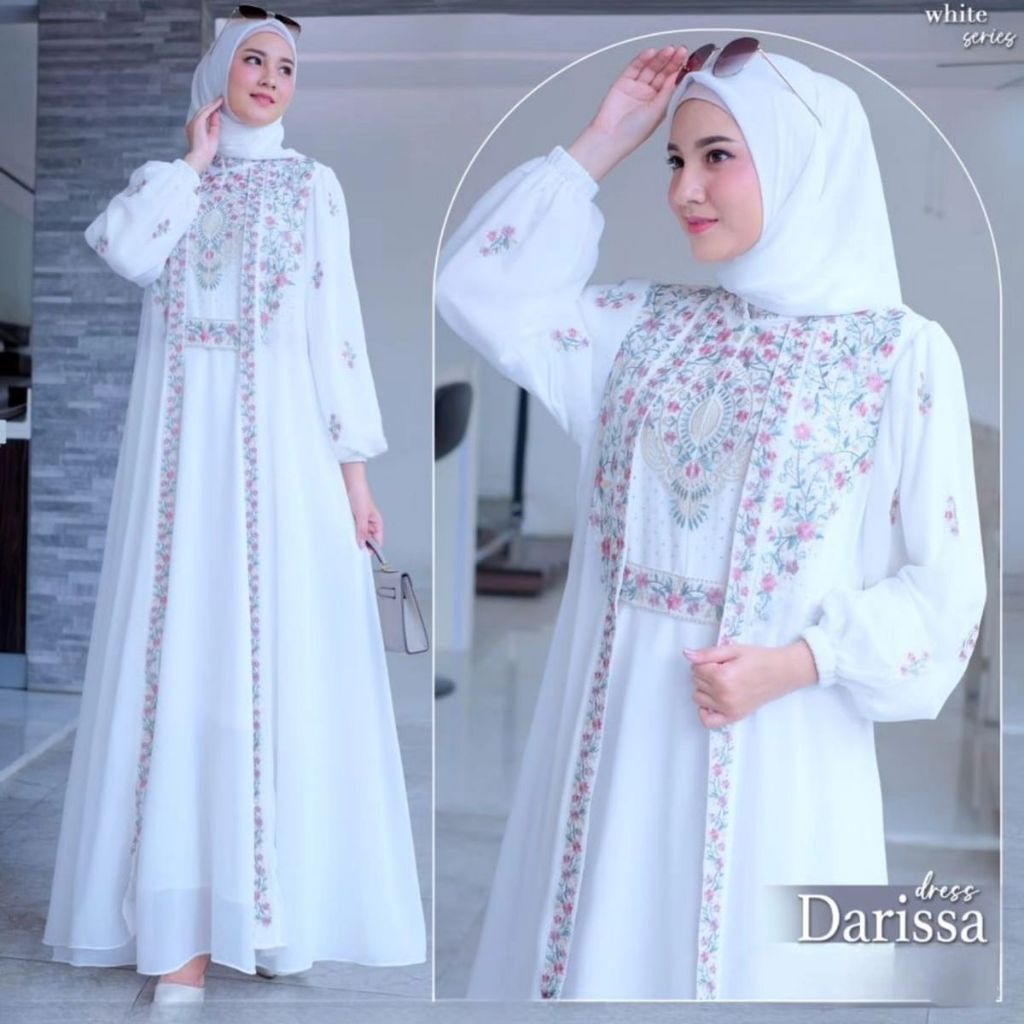 Jual GAMIS MUSLIM DARISSA TRAND KEKINIAN DRESS TERBARU 2024 GAMIS