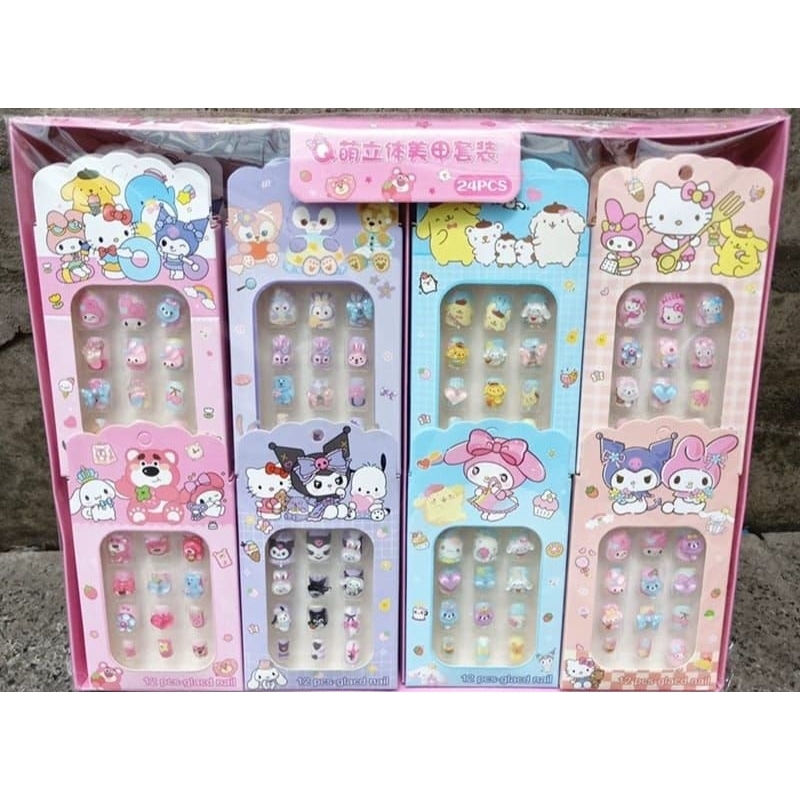 Jual Sticker kuku anak , cat kuku anak/ set manikur karakter Animal dan ...