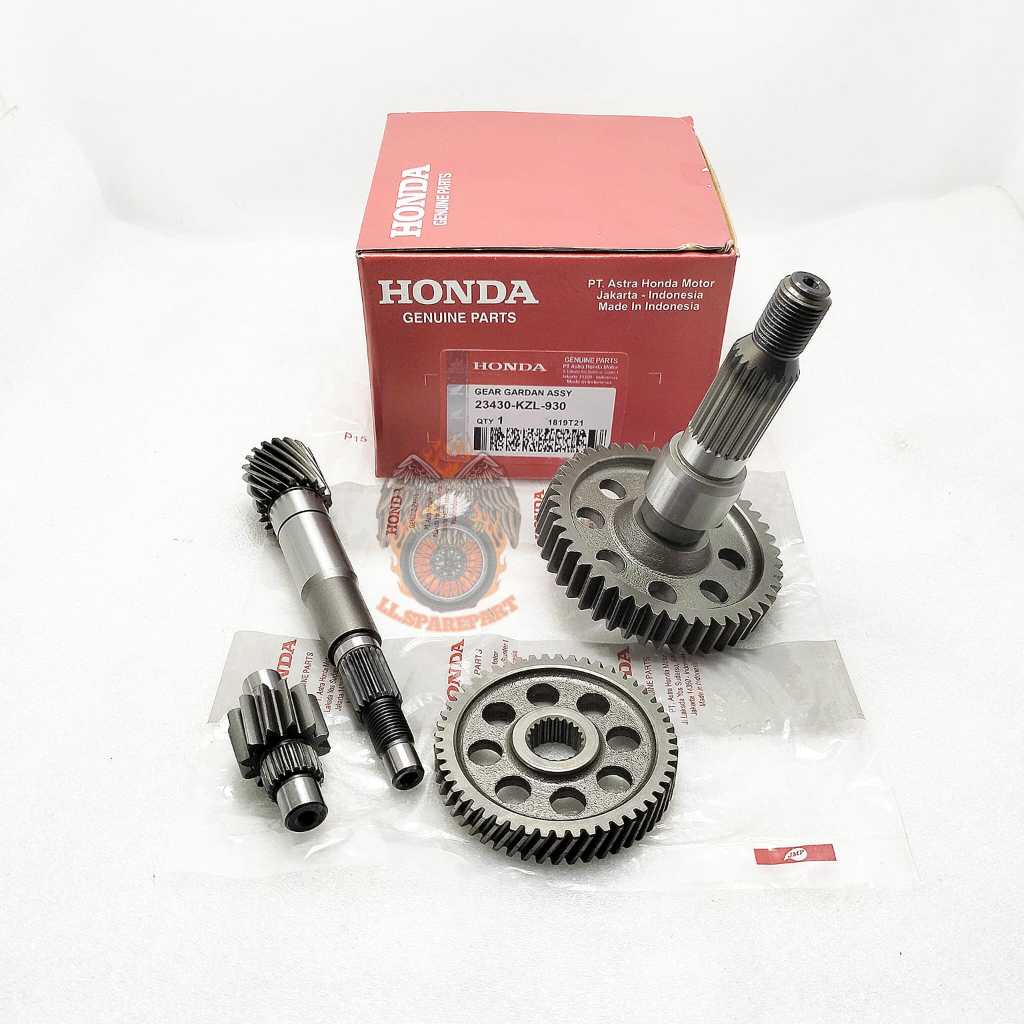 Jual Gear Rasio Set Honda KZL Gigi Rasio Assy Asli Original Beat FI ...