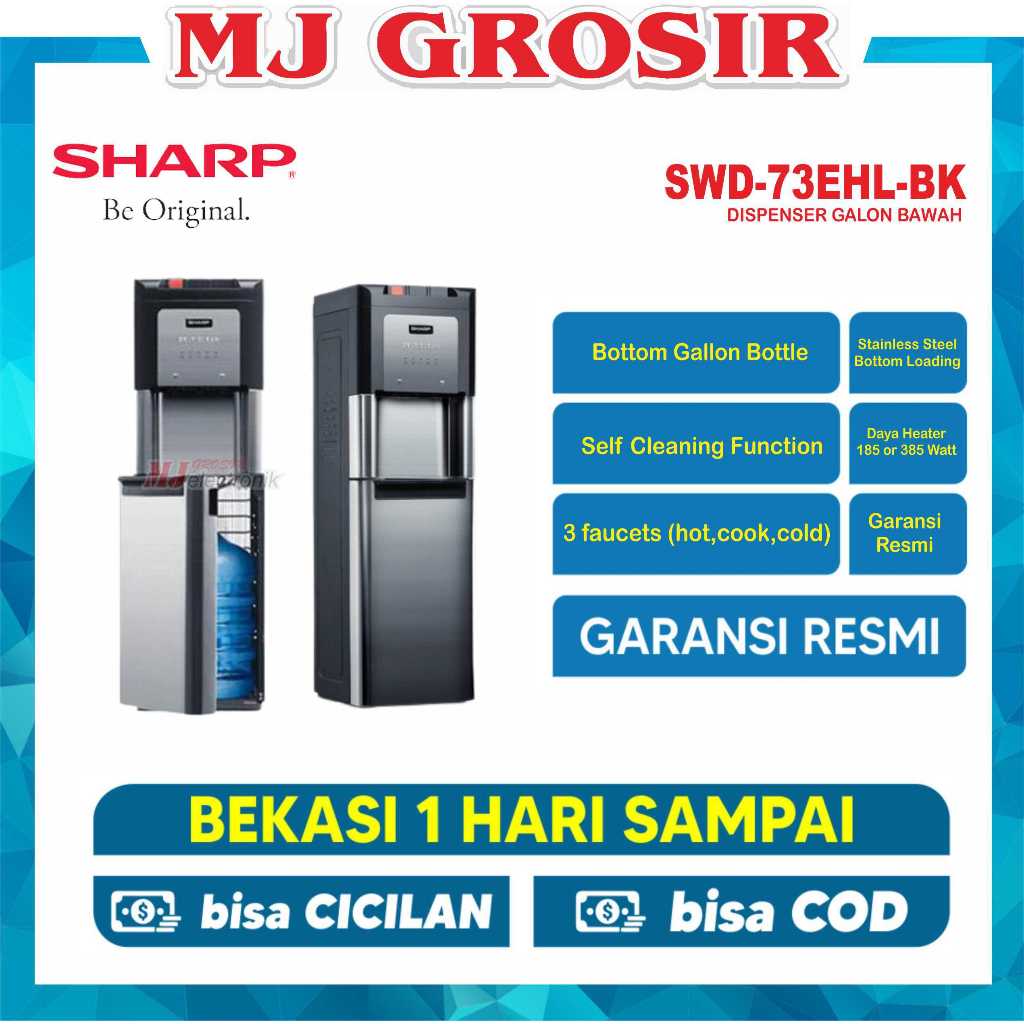 Jual WATER DISPENSER SHARP SWD 73 EHL SWD / 72 EHL HOT & COOL | Shopee ...