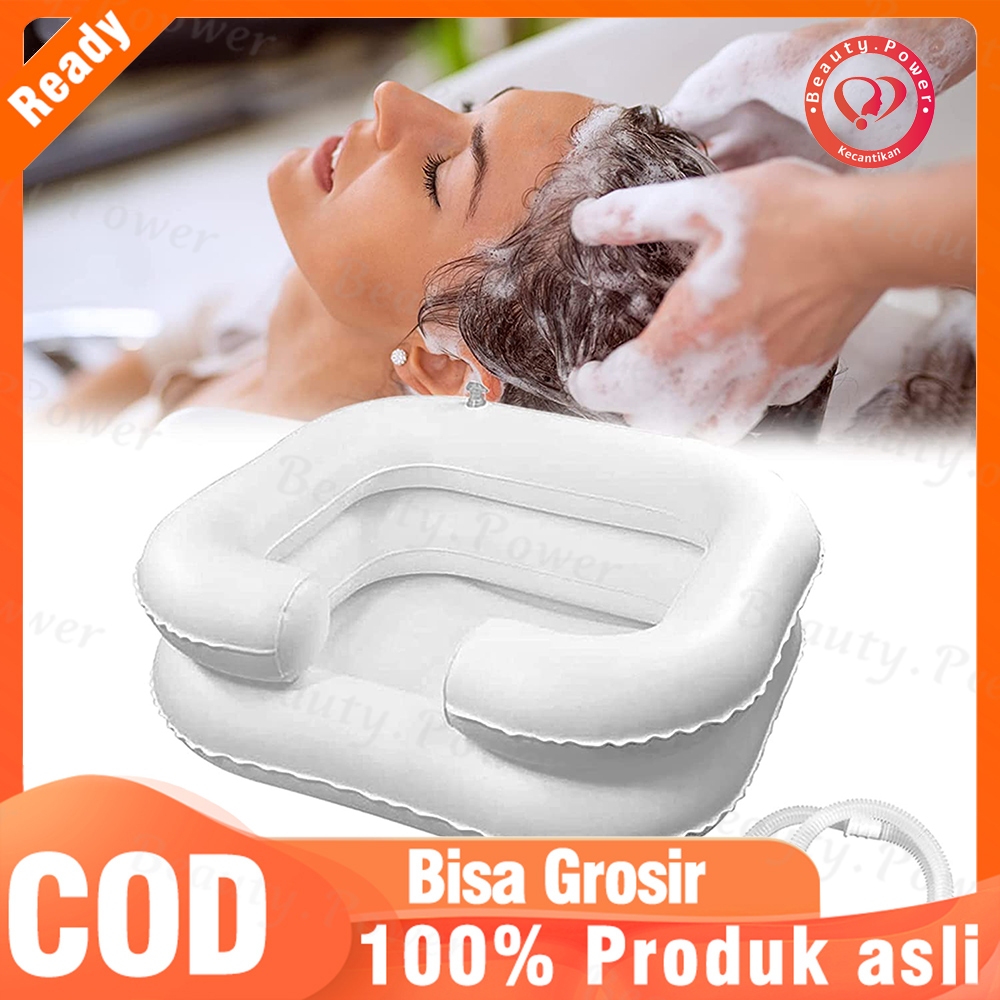 Jual PVC baskom tiup portable tempat cuci rambut keramas utk org tua ...