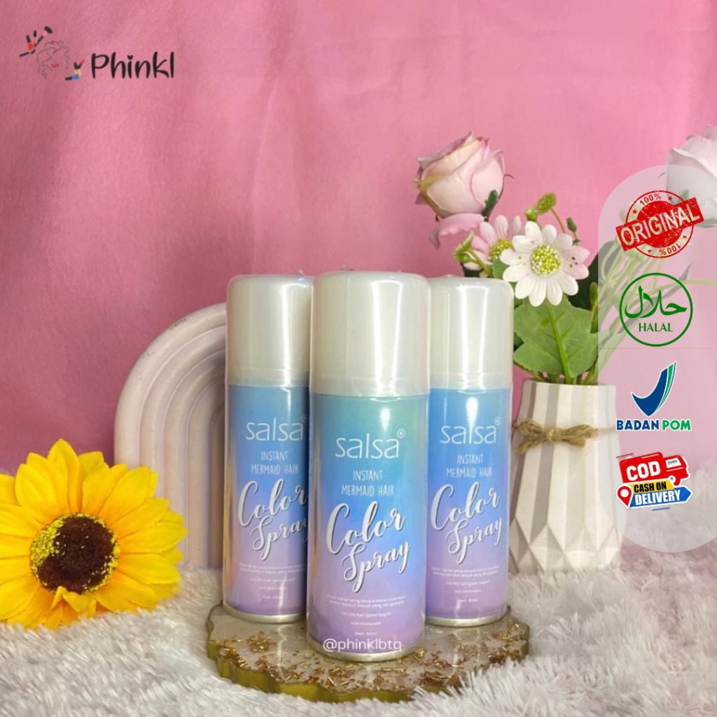 Jual PHINKL Salsa hair colour spray temporary pewarna rambut warna ...