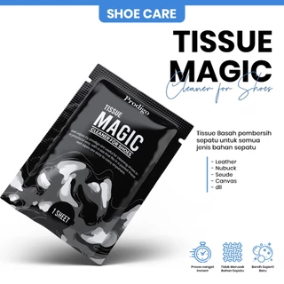 Prodigo * Tissue Magic Cleaner Original I Tissue Basah Pembersih Sepatu I Quick Wipes Shoe Cleaner I Tisu Basah Perawatan Sepatu