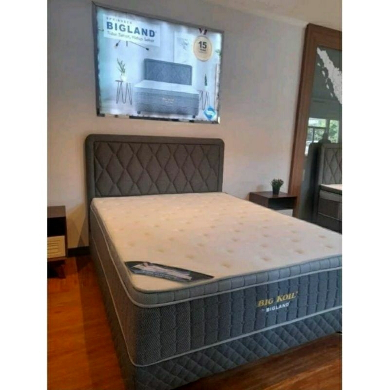 Jual SPRINGBED BIGLAND BIG KOIL/KASUR SPRINGBED BIGLAND BIG KOIL ...