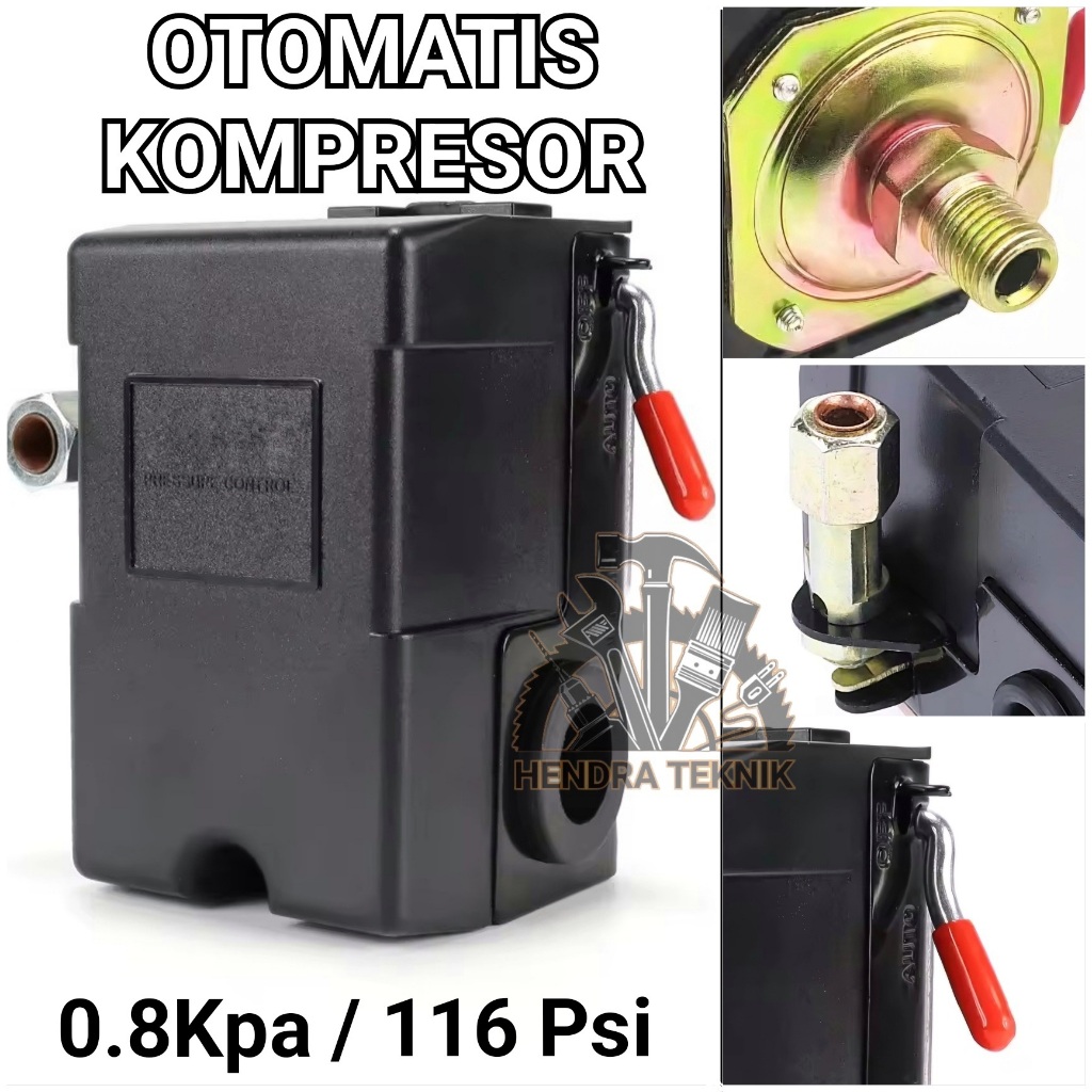 Jual OTOMATIS KOMPRESOR DRAT LUAR AUTOMATIC PRESSURE SWITCH COMPRESSOR ...