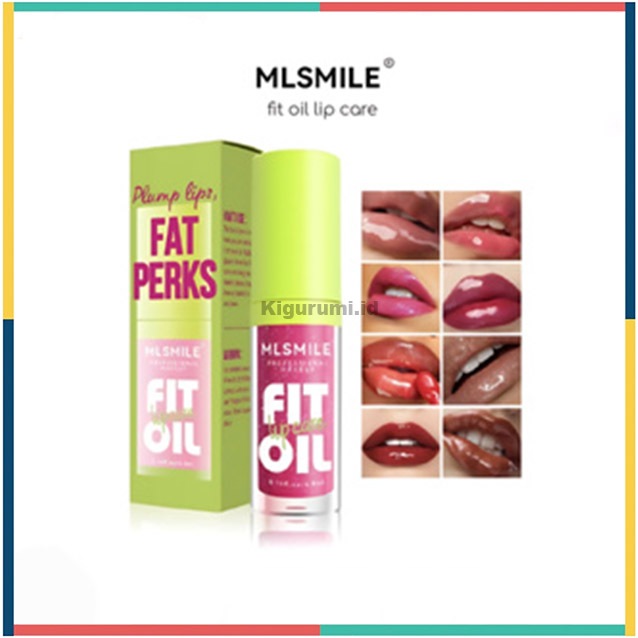 Jual MLSMILE Fit Oil Lip Balm Fat Perks Hydrating Smooth Glossy Lip ...