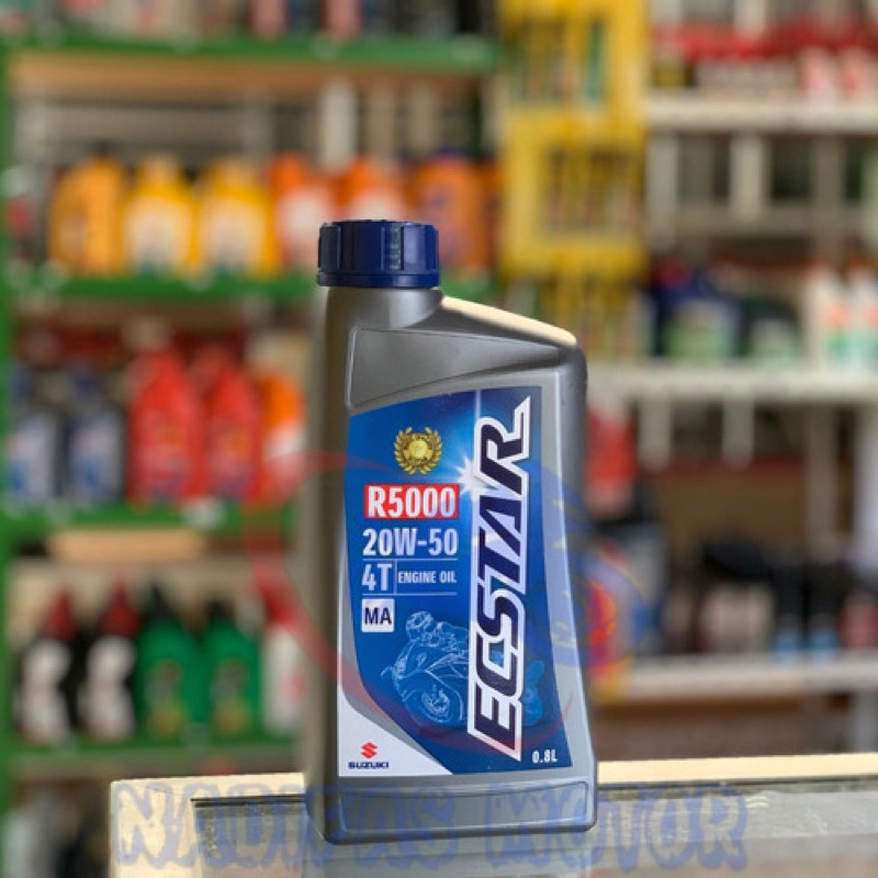 Jual Oli Mesin SUZUKI ECSTAR R5000 Original 0.8 L / 1 Liter 20W-50 Oil ...