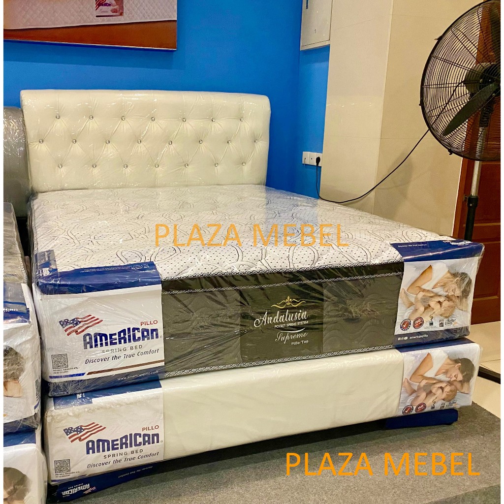 Jual Kasur Springbed American Andalusia Pillo Top POCKET SPRING ...