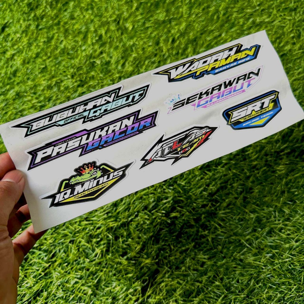 Jual Stiker Kalimantan V15 ( jenis Sticker Printing bahan Vinyl anti ...