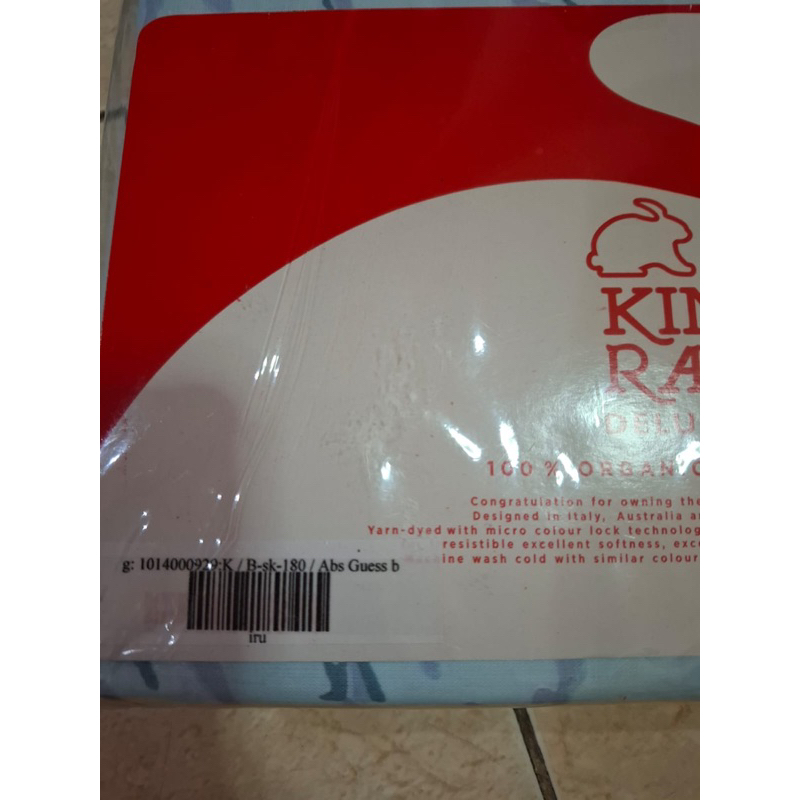 Jual SPREI KING RABBIT ASLI 180 x 200 (sprei, sarung bantal dan guling ...