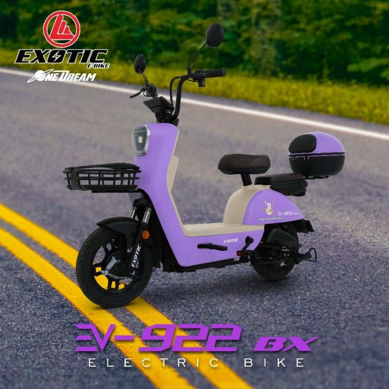 Jual SEPEDA LISTRIK EXOTIC STINGER 3.5 / 5.0 / EV-922 BX / 48V/12AH 500 ...