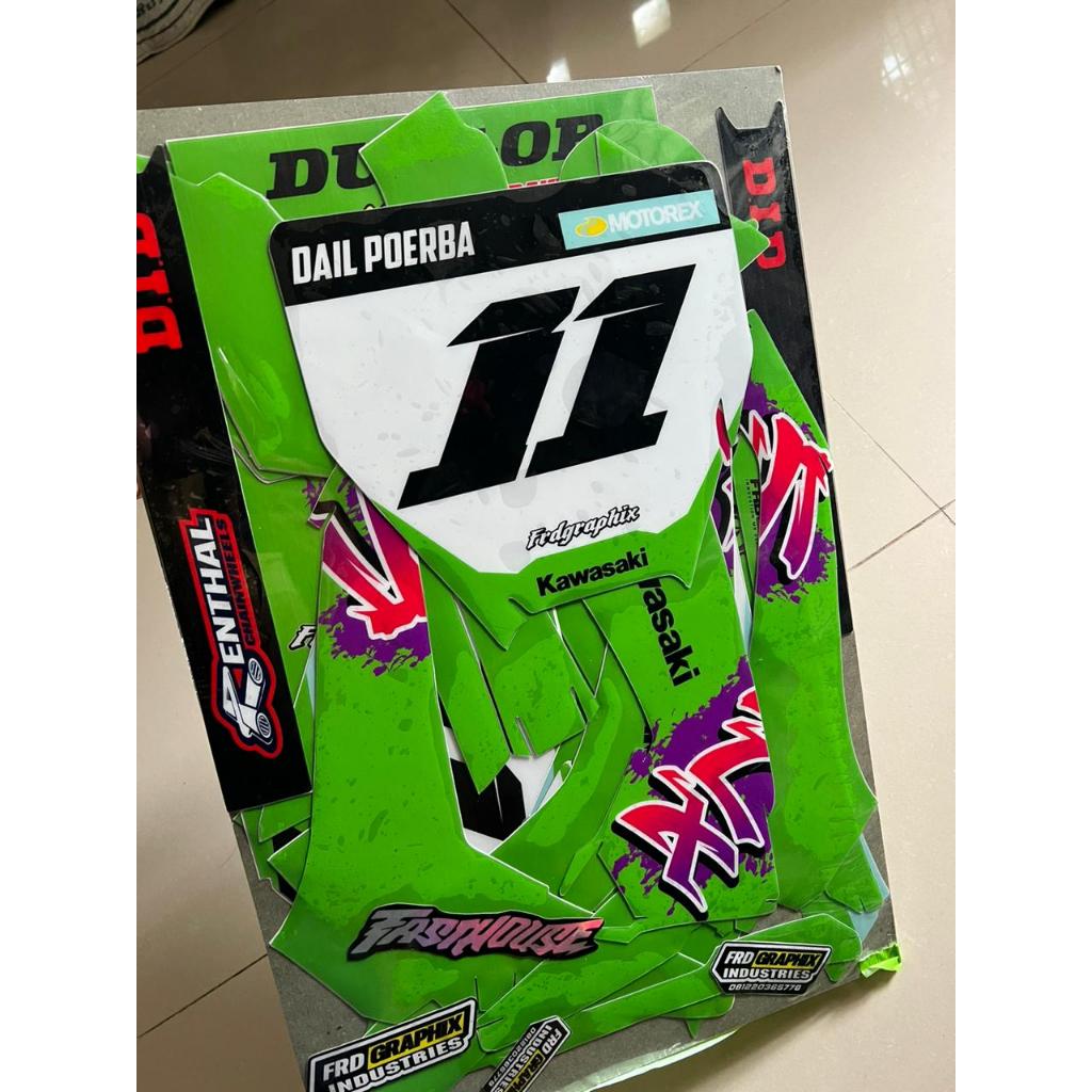 Jual Decal KLX 140 RF Full Body Striping Kawasaki KX85 KLX 140L Bebas ...