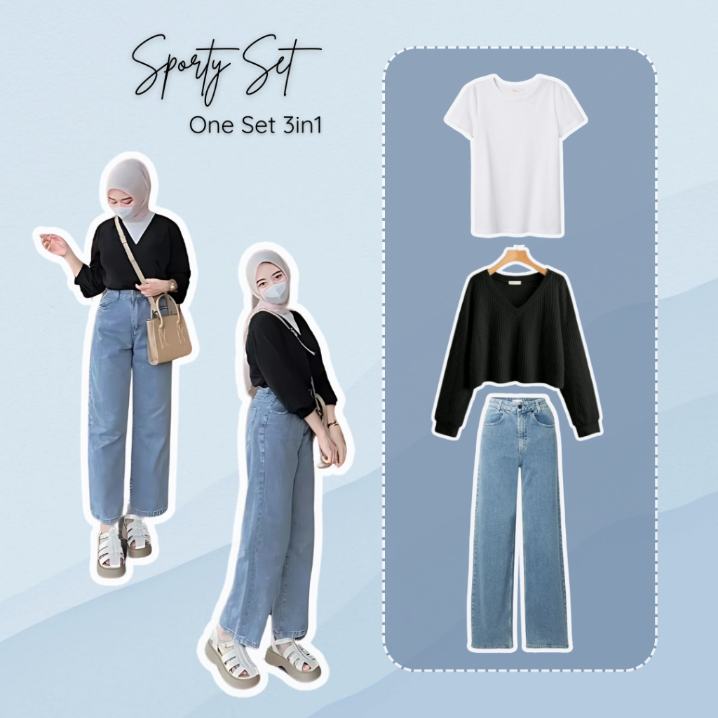 Ootd casual hijab sale