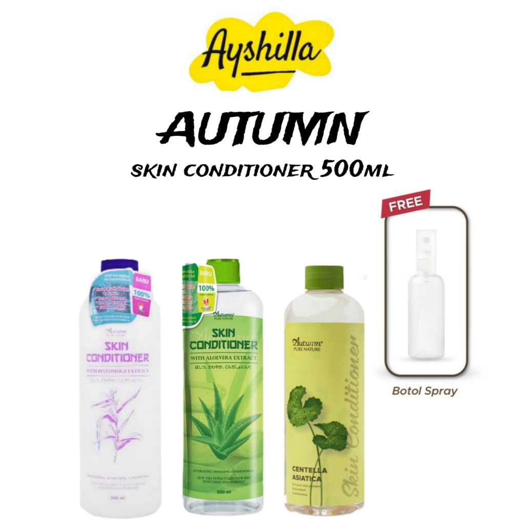 Jual FREE BOTOL SPRAY | AUTUMN Skin Conditioner With Hatomugi Extract ...
