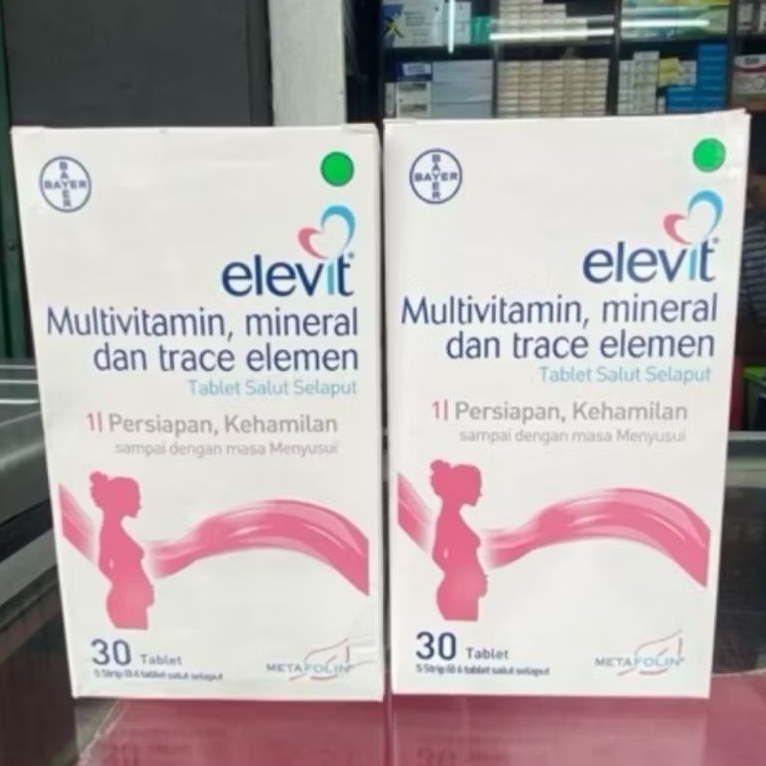 Jual ELEVIT BOX ISI 30 TABLET | Shopee Indonesia