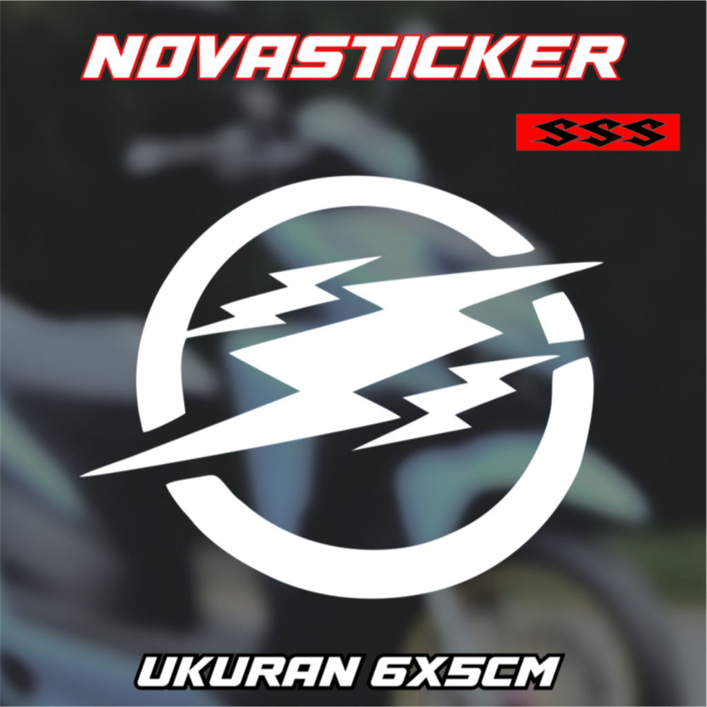 Jual Stiker Bintang LOGO SSS Star Racing Keren Cutting Hologram Decals ...