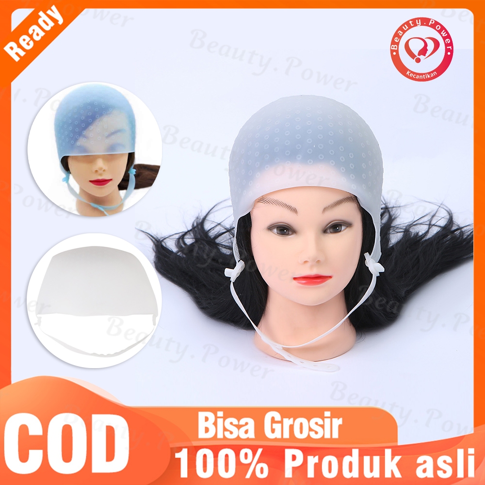 Jual Topi Highlight Bleaching Pewarnaan rambut + jarum kait / Alat ...