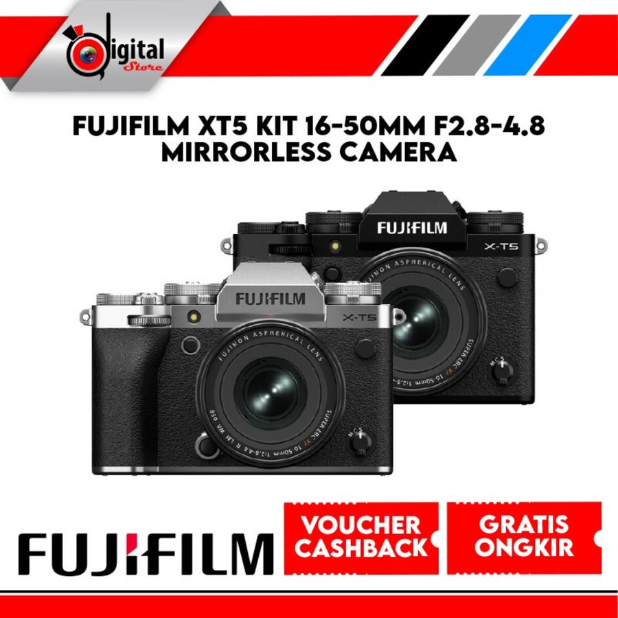 Jual Fujifilm XT5 Kit 16-50mm f2.8-4.8 Mirrorless Camera Fuji X-T5 XT 5 ...