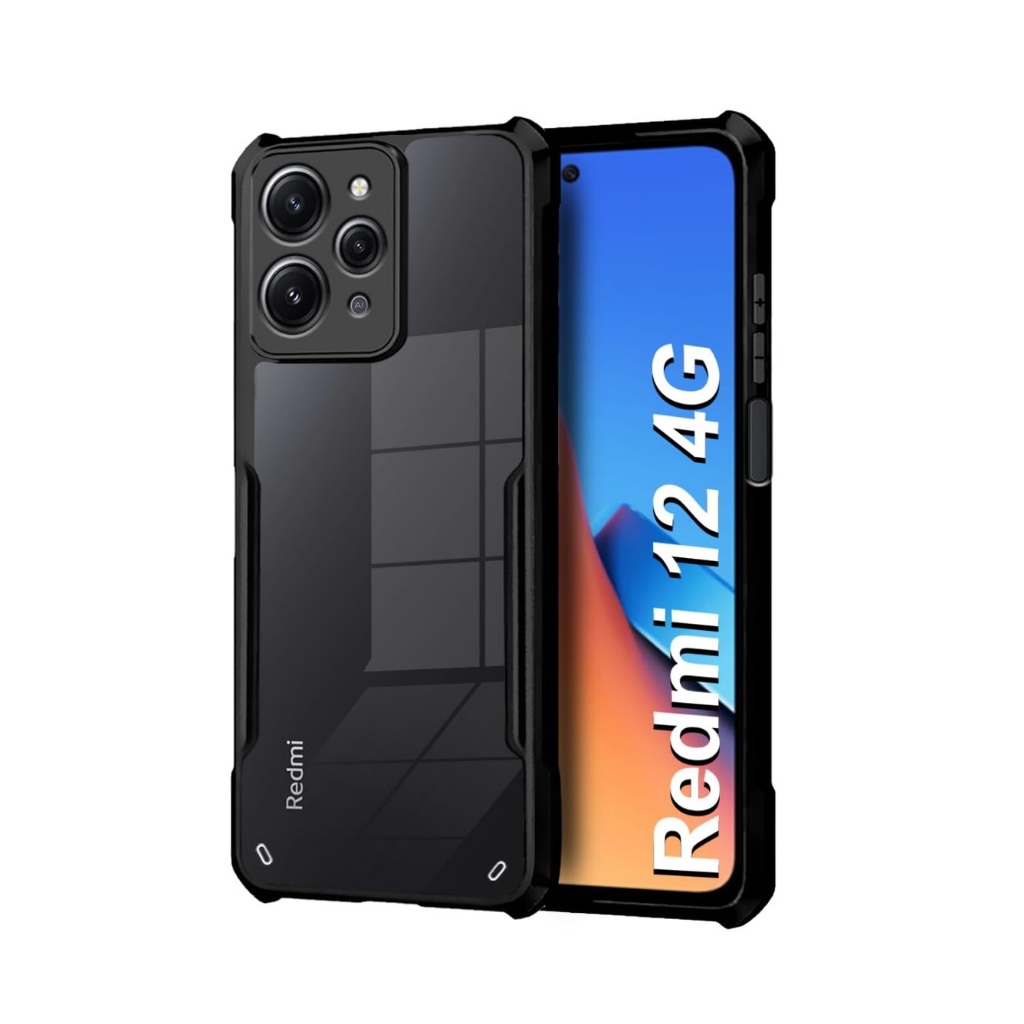Jual Case Xiaomi Redmi 12 4G Fusion Transparent Armor Shockproof ...