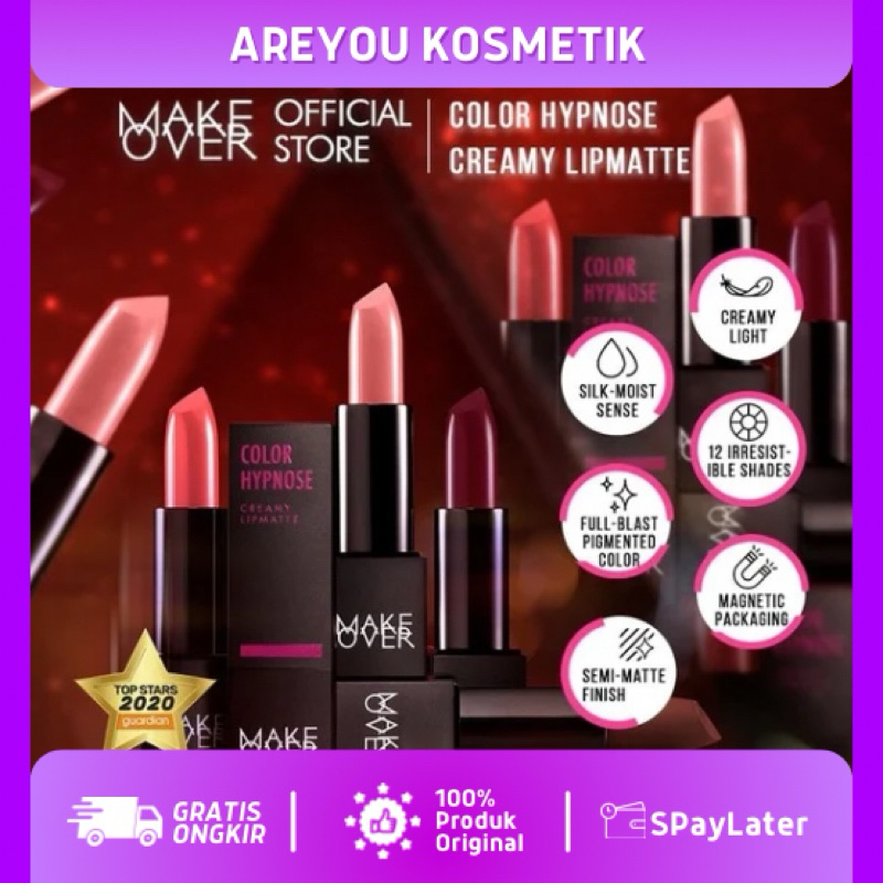 MAKE OVER Color Hypnose Creamy Lipmatte 09 Undercover 4.3 g main image 1