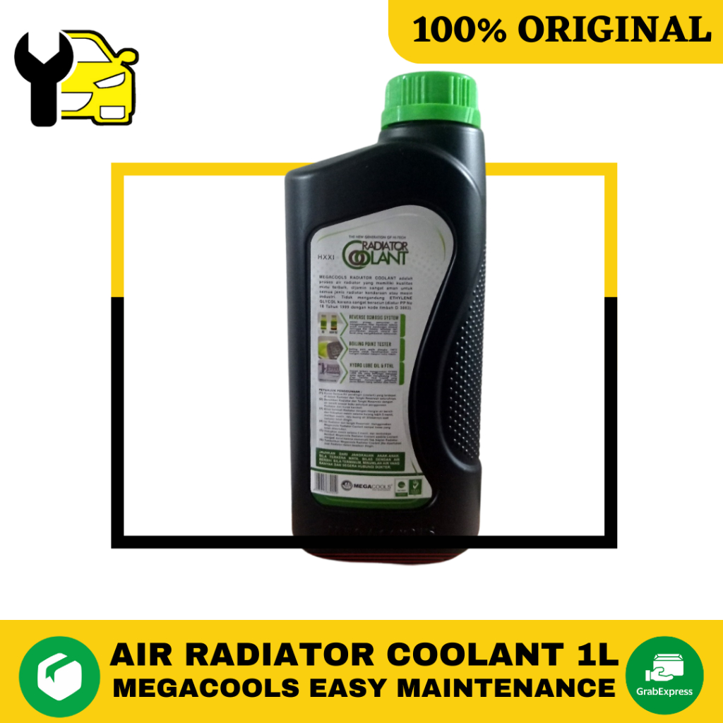 Jual Radiator Coolant Megacools 1L Hijau Aman Optimal | Shopee Indonesia