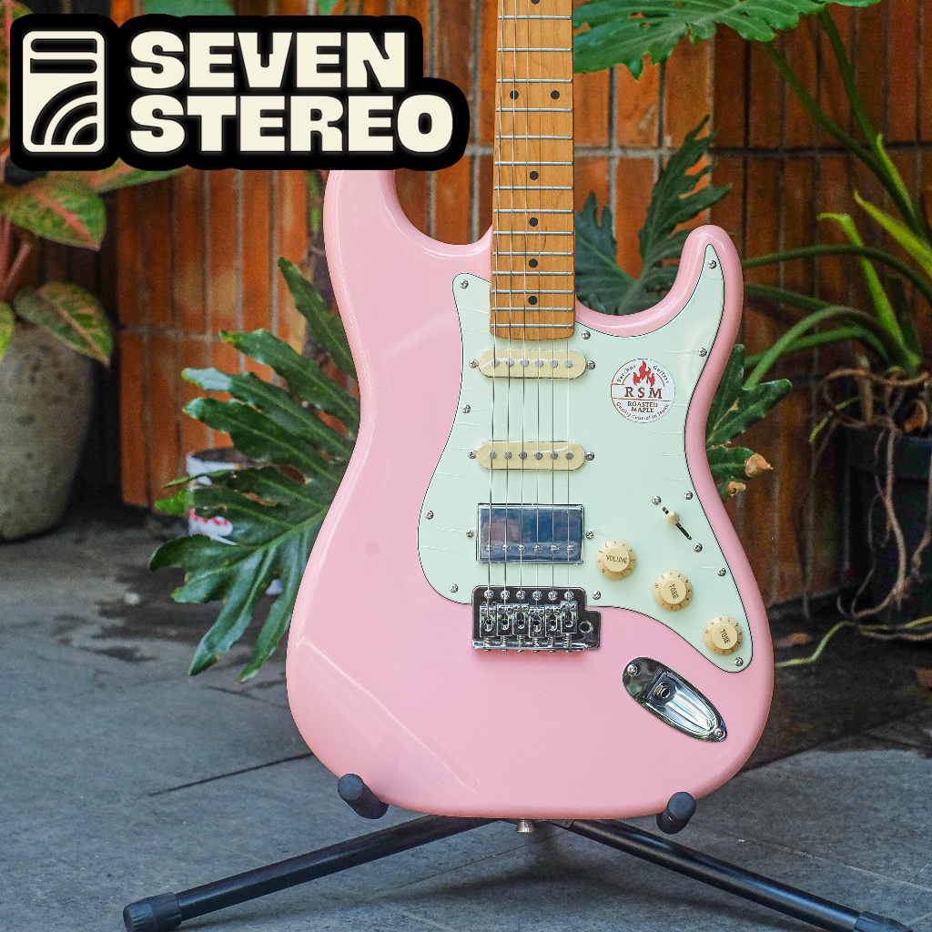Jual Bacchus BST-2RSM BST2RSM HSS Shell Pink Roasted Maple Jual Bacchus BST-2RSM BST2RSM HSS Shell Pink Roasted Maple