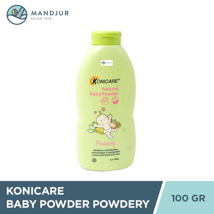 Jual Konicare Natural Baby Powder Powdery 100 Gr - Bedak Tabur Bayi ...
