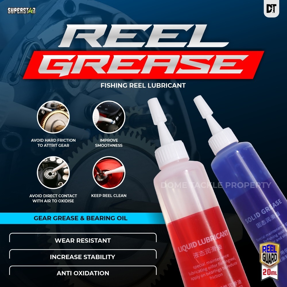 Jual Grease Oil Reel Lube Relix Paste Minyak Pelumas Reel Pancing 20 gr ...