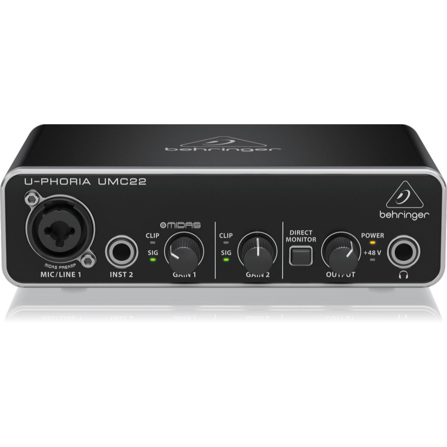 Jual Soundcard Behringer U-PHORIA UMC22 ORIGINAL | Shopee Indonesia