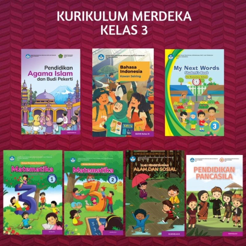 Jual BUKU KELAS 3 SD KURIKULUM MERDEKA | Shopee Indonesia